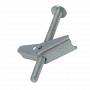 Tarugo / Golilla GENERICO ANC-MARIPOSA ANC-MARIPOSA Tarugo Anclaje Mariposa Metalico 1/4x3 Largo 75mm para Vulcanita