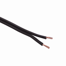 Conductor 0,1-0,9mm2 GENERICO 2X18N 2X18N 90mt 2x18AWG 2x0,75mm2 Negro Cable Paralelo Aleacion