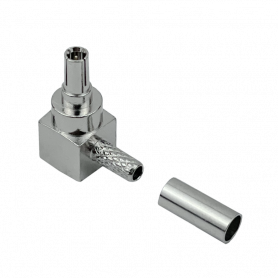 Coaxial N F BNC RCA UHF GENERICO 9M1J 9M1J CRC9-Macho 90-Grados RG316 Conector Crimpeable CA100 RG174