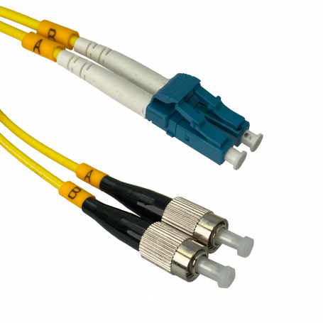 Jumper FIBRA JFSLF3 JFSLF3 3mt LC-FC MonoModo SM Duplex Jumper Cable Fibra 9/125um LSZH