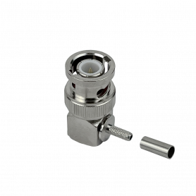 Coaxial N F BNC RCA UHF GENERICO BM1J BM1J BNC-Macho 90-Grados RG316 Conector Crimpeable CA100 RG174