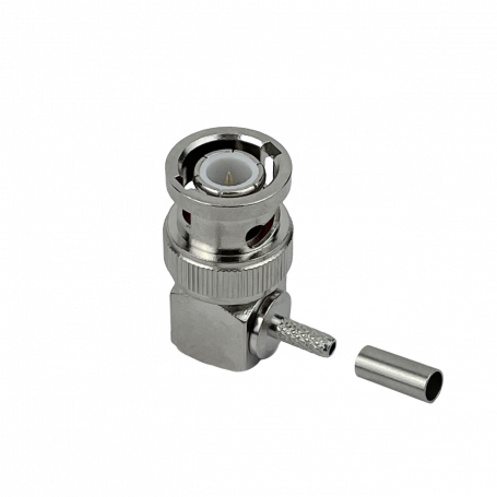Coaxial N F BNC RCA UHF GENERICO BM1J BM1J BNC-Macho 90-Grados RG316 Conector Crimpeable CA100 RG174