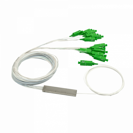 Splitter GPON/EPON FIBRA SPLITTER-12A SPLITTER-12A 1x12 200cm SC/APC Divisor PLC GEPON GPON G657A1 0,9mm 1260-1650nm