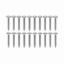Tornillo / tuerca GENERICO R12-125 R12-125 20-unids. 12 x 1 1/4 Largo-32mm Plata Cruz Tornillos Roscalata Punta