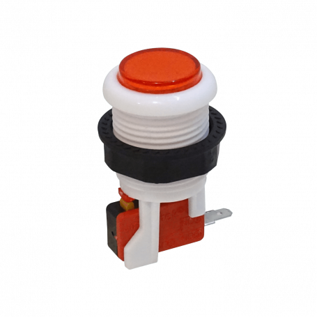 Pulsadores Otras Marcas BOTON-ROJO BOTON-ROJO Rojo Arcade Interruptor Pulsador 27mm NA N/A 2-pin