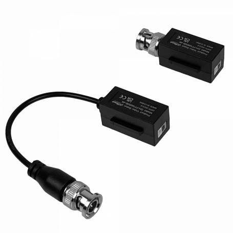 Accesorios CCTV DAHUA BALUN-4K BALUN-4K DAHUA Video Balun 4K Pin-Push CAT5E/6 Pasivo 1-Par CCTV BNC-Macho