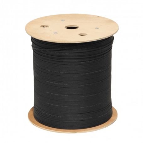 Monomodo Cable 1-10 Fibras FIBRA CFSQ CFSQ 1km LSZH 1-G657A2 Portante-1mm 2xFRP Cable Negro Drop FTTH Fibra SM