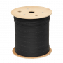 Monomodo Cable 1-10 Fibras FIBRA CFSQ CFSQ 1km LSZH 1-G657A2 Portante-1mm 2xFRP Cable Negro Drop FTTH Fibra SM