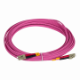 Jumper FIBRA JF4LL10 JF4LL10 LSZH 10mt LC-LC- OM4 MultiModo MM Duplex Jumper Fibra 50/125um 3mm