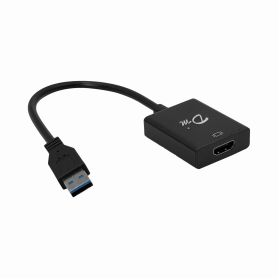 DisplayPort/MiniDP/USB-C GENERICO USB-HDMI USB-HDMI USB-A-Macho USB3.0 HDMI-Hembra Adaptador Cable 10cm solo-PC 1080p