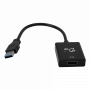 DisplayPort/MiniDP/USB-C GENERICO USB-HDMI USB-HDMI USB-A-Macho USB3.0 HDMI-Hembra Adaptador Cable 10cm solo-PC 1080p