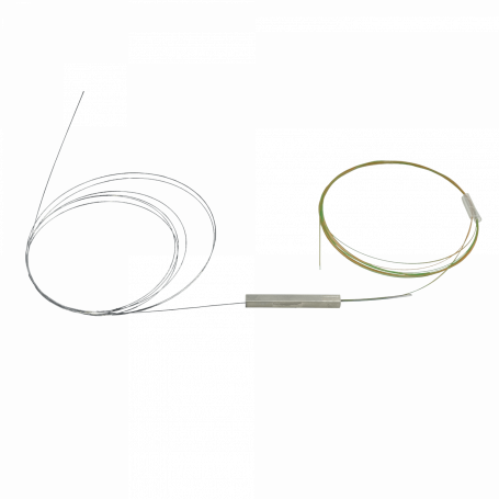 SPLITTER EPON / GPON Fibra SPLITTER-02B SPLITTER-02B 1x2 sin-Conectores Divisor p/EPON/GPON 1.5m req-Fusion 1260-1650mm