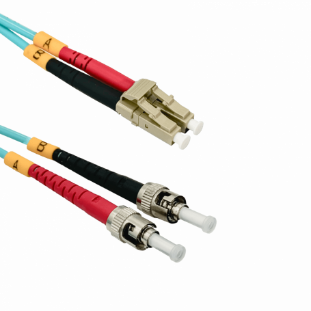 Jumper FIBRA JF3LT2 JF3LT2 2mt LC-ST OM3 Multimodo MM Duplex Jumper Fibra 3.0mm 50/125um