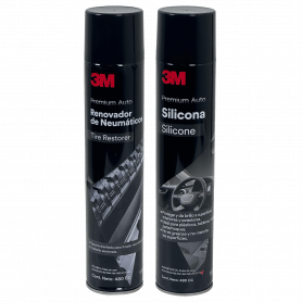 Herramientas 3M company KIT-3M KIT-3M 3M Kit Limpieza Spray-480ml Silicona y Renovador de Neumatico