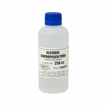Omni Interior GENERICO ALCOHOL-4 ALCOHOL-4 Botella 250ml Alcohol Isopropilico 1/4Lt para Limpieza
