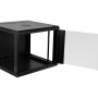 Rack Cerrado 2U a 15U Linkmade RK09-6LD RK09-6LD LINKMADE 60cm-Fondo 9U Gabinete Rack Pared Negro Desarmado inc-M6-2U