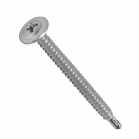 Tornillo / tuerca GENERICO BJ8-20 BJ8-20 Lenteja-10mm 100u. 8x2 Largo-50mm Zn Tornillo Autoperforante 2,0p