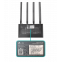 Interior AP (access point) TP-LINK C80 C80 TP-LINK AC1900 5GHz+2,4GHz 1300+600mbps 4-Antenas-Fijas 4-1000 1-WAN