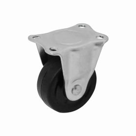 Accesorio Rack Otras Marcas RUEDA-2 RUEDA-2 Rueda 2-pulgadas Fija Negra Soporta-25Kg 40x57,5x66mm