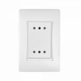 Enchufe Mural / Tapa BTICINO PU1213 PU1213 BTICINO LUZICA Toma Doble 2-2P+T 10A 250V Blanco 2-ENCHUFES-10A