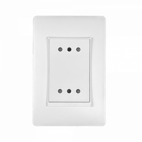Enchufe Mural / Tapa BTICINO PU1213 PU1213 BTICINO LUZICA Toma Doble 2-2P+T 10A 250V Blanco 2-ENCHUFES-10A