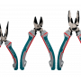 Deschaquetador/Alicate TOTAL TOOLS SET-ALI SET-ALI TOTAL Set de Alicates Industrial 3-Piezas 6-7-8-pulgadas THT2K0301S