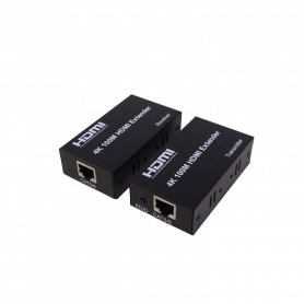 HDMI VGA HD SD TV PC GENERICO HDMI-UTP HDMI-UTP HDMI 4k Extension-UTP CAT5E/CAT6 100mts inc-12V-1A