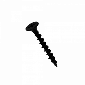 Tornillo / tuerca GENERICO PN6-12 PN6-12 20u. 6 x 1 1/4 Largo-32mm Negro Volcanita Cruz Tornillo Punta 1,25p