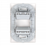 Enchufe Mural / Tapa BTICINO PU1280 PU1280 BTICINO LUZICA Toma Doble Armado 2-2P+T 16A 250V Blanco 2-ENCHUFES-16A