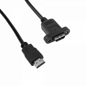 HDMI VGA HD SD TV PC GENERICO HDMI-HM HDMI-HM Cable HDMI Atornillable 30cm HDMI-Macho HDMI-Hembra 1080p