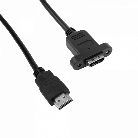 HDMI VGA HD SD TV PC GENERICO HDMI-HM HDMI-HM Cable HDMI Atornillable 30cm HDMI-Macho HDMI-Hembra 1080p