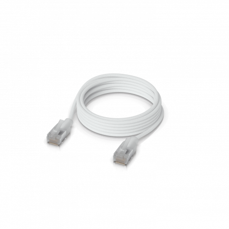 CAT6A Ubiquiti WEPa-02 WEPa-02 UI 2mt Cable Etherlighting Blanco Cat6a UACC-CABLE-PATCH-EL-C6A-2M-W