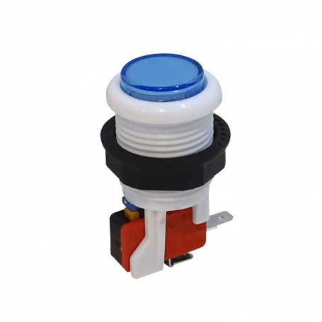 Pulsadores Otras Marcas BOTON-AZUL BOTON-AZUL Azul Arcade Interruptor Pulsador 27mm NA N/A SPST 2-pin