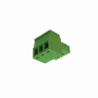 Regleta Electrica / Protob GENERICO REGLETA-3QV REGLETA-3QV Verde 3Pin 3,5mm Terminal-Block 220V-Max 8A 8-Ampere 0,1-1,5mm KF...
