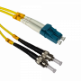 Jumper FIBRA JFSLT1 JFSLT1 1mt LC/UPC-ST/UPC MonoModo SM Duplex Jumper Cable Fibra 9/125um 3mm