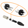 Iluminacion/control GENERICO X3M X3M XLR 3pin XLR3-Macho Conector Soldable DMX