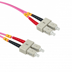 Jumper FIBRA JF4CC100 JF4CC100 LSZH 100mt SC-SC OM4 MultiModo MM Duplex Jumper Fibra 50/125um 3mm