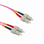 Jumper FIBRA JF4CC5 JF4CC5 LSZH 5mt SC-SC OM4 MultiModo MM Duplex Jumper Fibra 50/125um 3mm