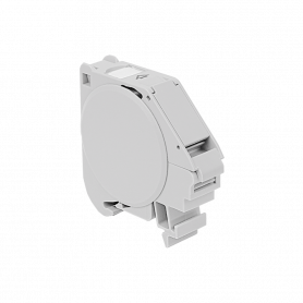 Switch/Accesorios FURUKAWA KDIN-F KDIN-F FURUKAWA Modulo Plastico Vacio para Carril Riel DIN 1-Keystone Indust