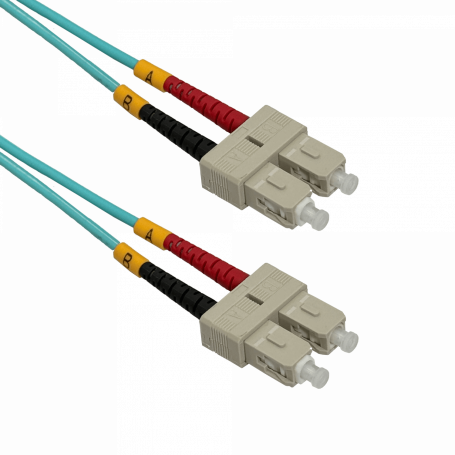 Jumper FIBRA JF3CC60 JF3CC60 60mt SC-SC OM3 MultiModo MM Duplex Jumper Fibra 3.0mm 50/125um LSZH