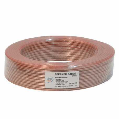 Conductor 1,0-2,5mm2 Otras Marcas 2X16T 2X16T 2x16AWG Cobre 2x1,0mm2 100mt Transparent Cable Paralelo Multif 56x0,15