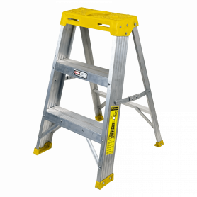 Escalera/Silla/Mesa OTRAS MARCAS ESAT-103 ESAT-103 0.7mt 105KG Taburete Tijera Aluminio 3-Peldano Escalera 0,71mt