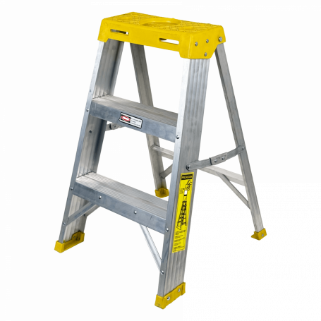 Escalera/Silla/Mesa OTRAS MARCAS ESAT-103 ESAT-103 0.7mt 105KG Taburete Tijera Aluminio 3-Peldano Escalera 0,71mt