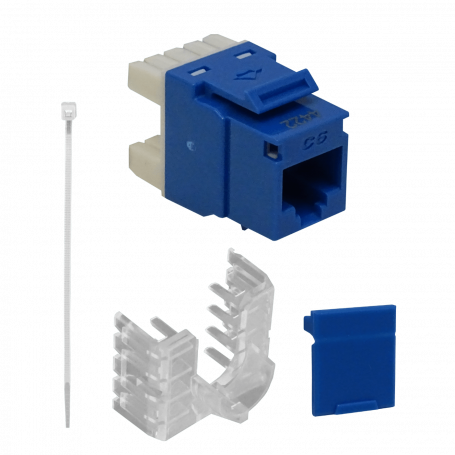 Keystone y Accesorios FURUKAWA KP6AF KP6AF FURUKAWA Azul Cat6 UTP Multilan Punch Keystone Hembra RJ45 35030607