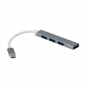 m/PCI/e USB RS232 OTRAS MARCAS USBC-HUB4 USBC-HUB4 USB3.0 USB-CM HUB-4-AH Aluminio Cable-4cm