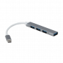 m/PCI/e USB RS232 OTRAS MARCAS USBC-HUB4 USBC-HUB4 USB3.0 USB-CM HUB-4-AH Aluminio Cable-4cm
