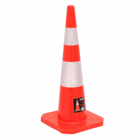 Proteccion personal GENERICO CONO-28 CONO-28 RFX 28 pulgadas MOP Cono de seguridad naranjo doble cinta reflectante