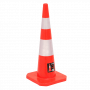 Proteccion personal GENERICO CONO-28 CONO-28 RFX 28 pulgadas MOP Cono de seguridad naranjo doble cinta reflectante