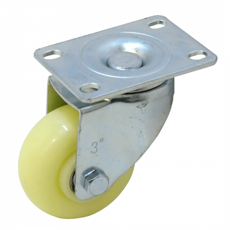 Accesorio Rack Otras Marcas RUEDO-3B RUEDO-3B Rueda 3-pulgadas Blanca Giratoria Soporta-30Kg 65x92x105mm