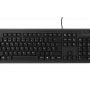 Teclado / Mouse OTRAS MARCAS WIRED-K WIRED-K KENSINGTON Teclado Cable-140cm Resistente Antiderrame Negro USB A2306A